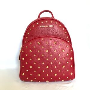 Michael Kors Abbey Studded Medium Backpack